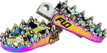 Load image into Gallery viewer, FLO MOTORSPORTS MOTO STYLE FOOTPEG SET JET FUEL 2"X3.125" FPEG-800JET
