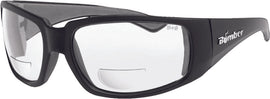 BOMBER STINK-BOMB SAFETY EYEWEAR MATTE BLACK W/CLEAR LENS ST101BF2.0