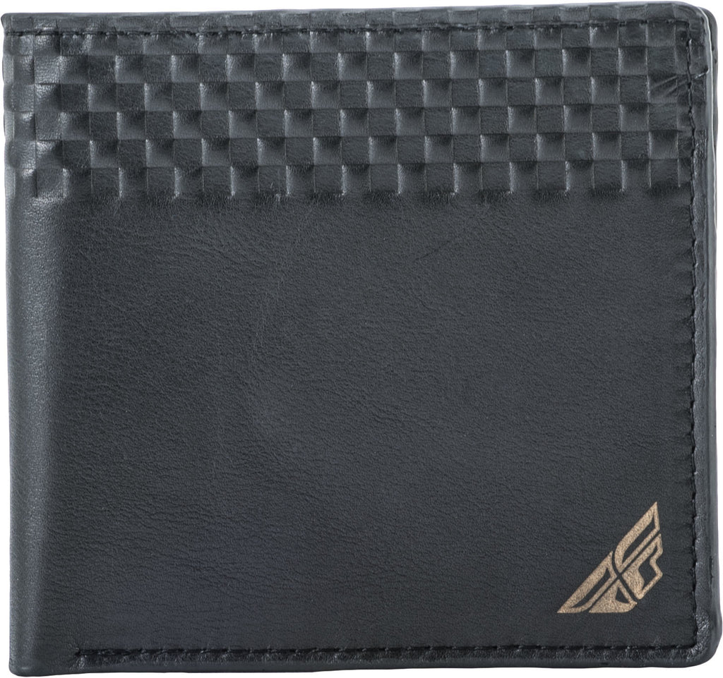 FLY RACING FLY LEATHER WALLET BLACK 360-9390