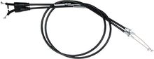 Load image into Gallery viewer, MOTION PRO BLACK VINYL THROTTLE PUSH-PULL CABLE SET 03-0396