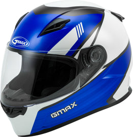 GMAX FF-49 FULL-FACE DEFLECT HELMET WHITE/BLUE XS G1494513