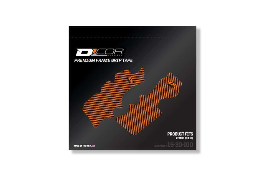 D'COR FRAME GRIP GUARD DECAL ORANGE 16-30-100