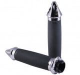 AVON CUSTOM CONTOUR GRIPS SPIKE CHROME MT-CC-85-CH-SPK