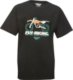 FLY RACING DIGI YOUTH TEE BLACK YL 352-0850YL