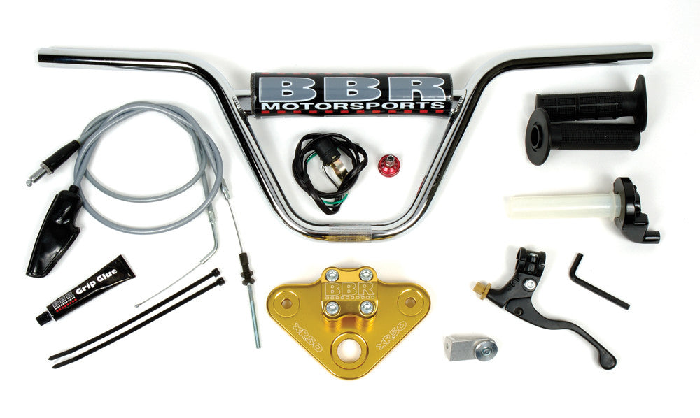 BBR H-BAR/TRIPLE CLAMP KIT BLACK 510-HXR-5011