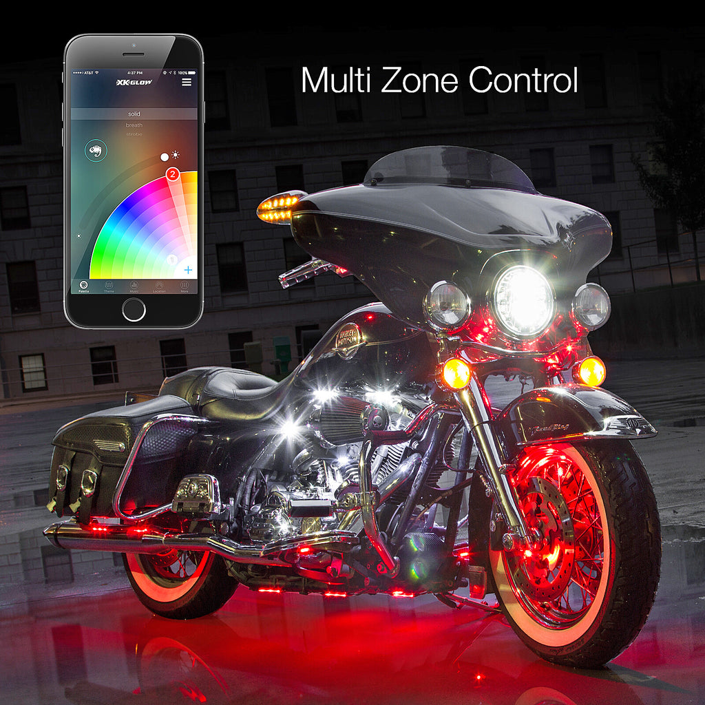XK GLOW MINI ACCENT LIGHT APP KIT 8PC KS-MOTO-MINI