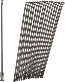 PRO-WHEEL DOUBLE BUTTED SPOKES BLACK/BLACK REAR 18