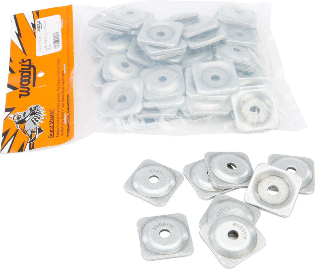 WOODYS GRAND DIGGER SUPPORT PLATES SQUARE 5/16" 48/PK ASG-3775-48-atv motorcycle utv parts accessories gear helmets jackets gloves pantsAll Terrain Depot