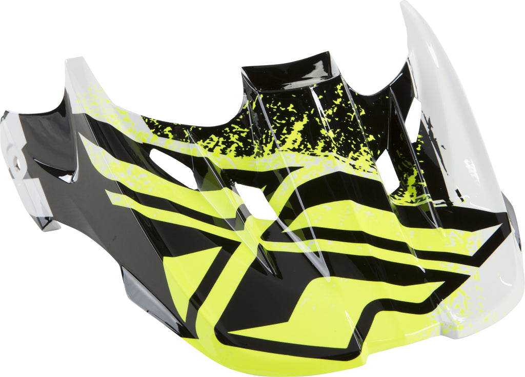 FLY RACING KINETIC BURN VISOR BLACK/WHITE 73-47941