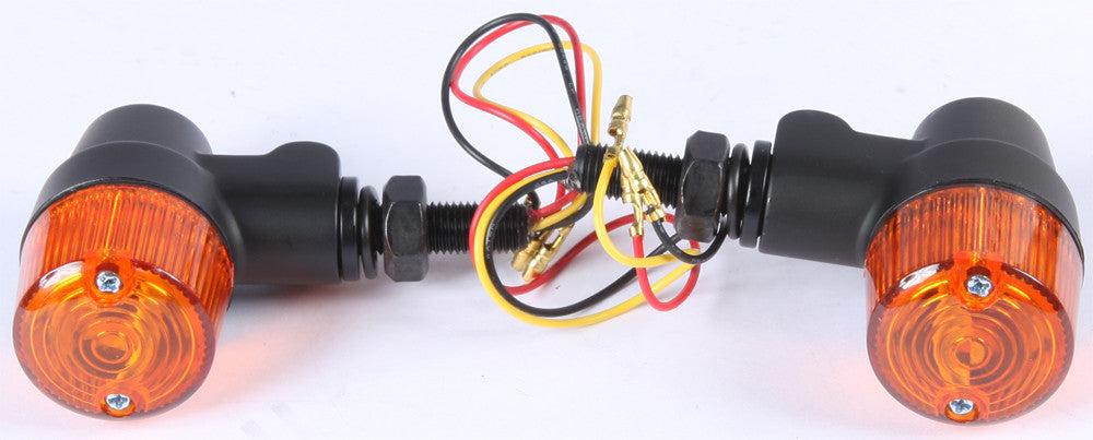 K&S STYLE 3 LED TURN SIGNAL BLACK W/AMBER LENS 26-8633-atv motorcycle utv parts accessories gear helmets jackets gloves pantsAll Terrain Depot