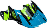 FLY RACING KINETIC SHOCKED HELMET VISOR BLACK/TEAL 73-47926
