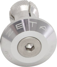 Load image into Gallery viewer, ZETA BAR END PLUG SILVER ZE48-7001