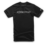 ALPINESTARS WORDMARK TEE BLACK SM 1036-72015-10-S