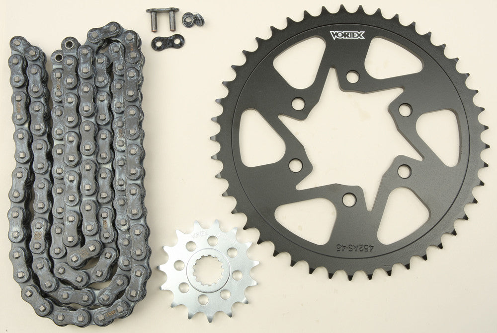 VORTEX SPROCKET/CHAIN KIT BLACK CK6349-atv motorcycle utv parts accessories gear helmets jackets gloves pantsAll Terrain Depot