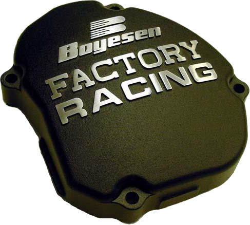 BOYESEN FACTORY RACING IGNITION COVER BLACK SC-33AB