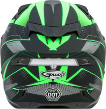 Load image into Gallery viewer, GMAX FF-98 FULL-FACE APEX HELMET MATTE BLACK/NEON GREEN SM G1981674