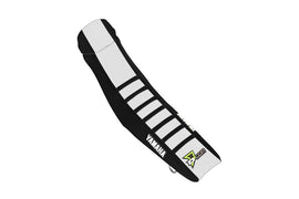 D'COR SEAT COVER BLACK/WHITE W/RIBS 30-50-128