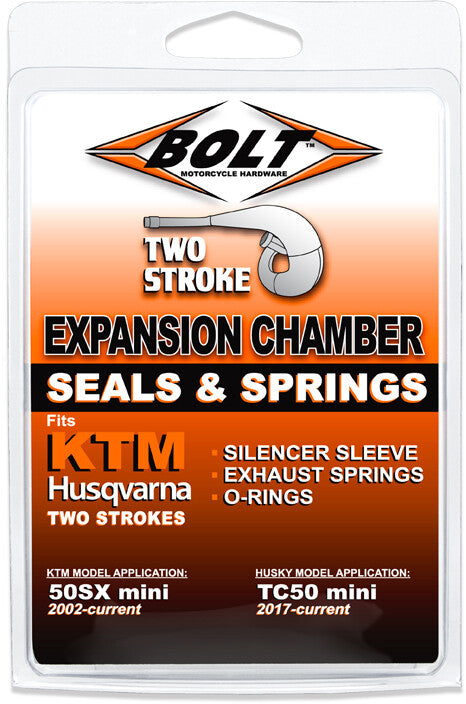 BOLT 2-STROKE O-RING SPRING AND COUPLER KIT EU.EX.50CC