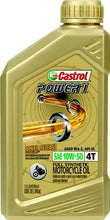 Load image into Gallery viewer, CASTROL POWER 1 4T SYNTHETIC OIL 10W50 1QT 06114 / 15B6D7