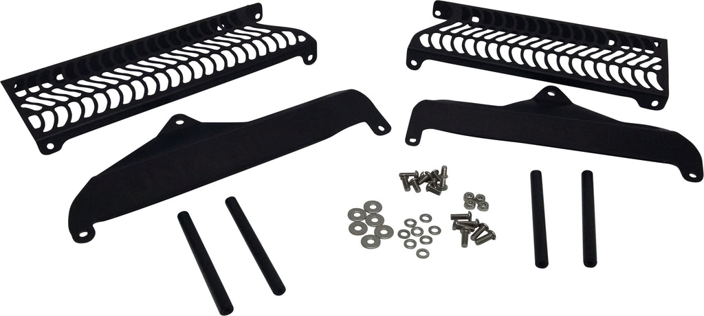 UNABIKER RADIATOR GUARD (BLACK) KKX13250R-K