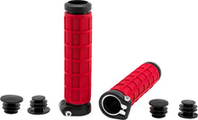 Load image into Gallery viewer, FLY RACING GRIP-LOCK GRIPS RED/BLACK 1120733
