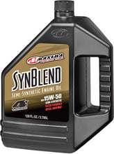 Load image into Gallery viewer, MAXIMA SYN BLEND 15W50 128 OZ 4/CASE 30-369128B