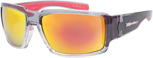 Load image into Gallery viewer, BOMBER BOOGIE BOMB FLOATING EYEWEAR 2 TONE SMOKE W/RED MIRROR LENS BG104RM-RF