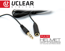 UCLEAR PULSE WIRED DROP-IN HELMET SPEAKER W/3.5MM JACK 11023