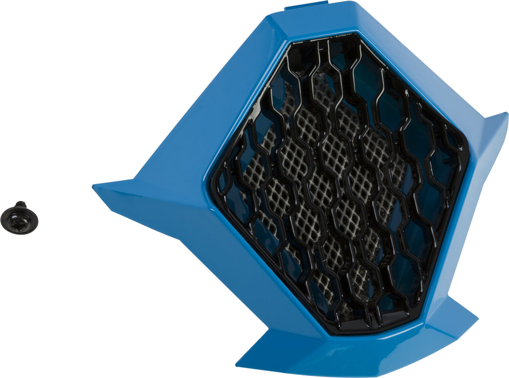 FLY RACING TOXIN EMBARGO HELMET MOUTHPIECE BLACK/BLUE 73-88071