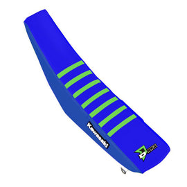 D'COR SEAT COVER BLUEE GREEN RIBS KXF250/450 30-20-463