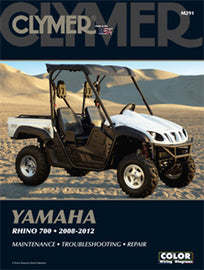 CLYMER REPAIR MANUAL YAM RHINO 700 '08-12 CM291-atv motorcycle utv parts accessories gear helmets jackets gloves pantsAll Terrain Depot