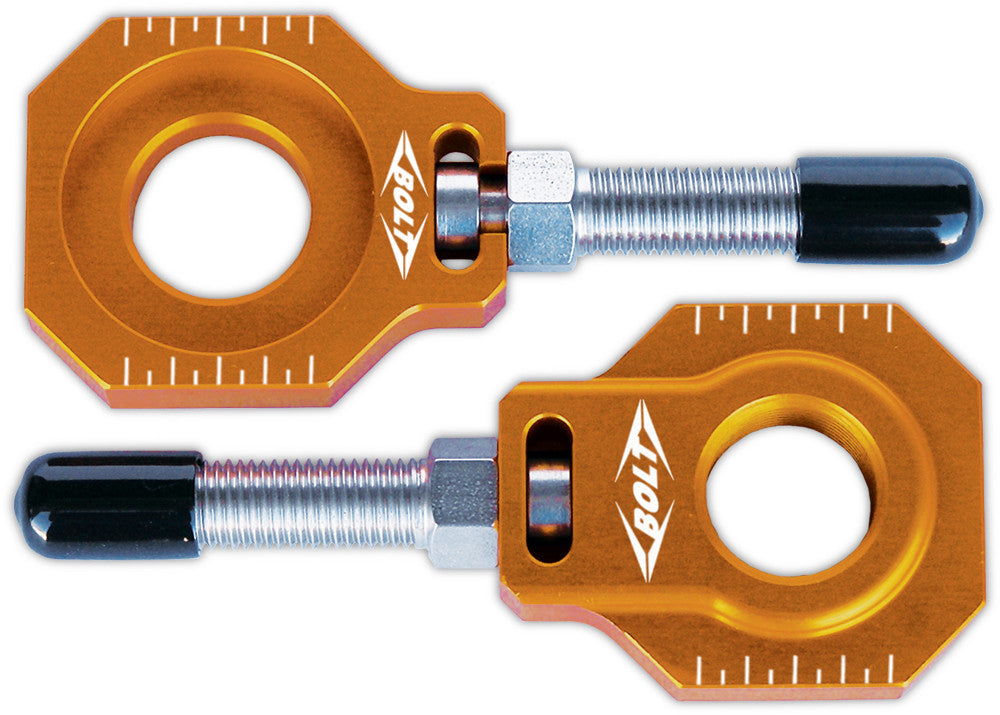 BOLT CHAIN ADJUSTER BLOCKS KTM ORANGE CHAD-KTM.OR