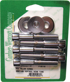GARDNERWESTCOTT PULLEY BOLTS POLISHED BIG TWIN 07-UP P-96-58