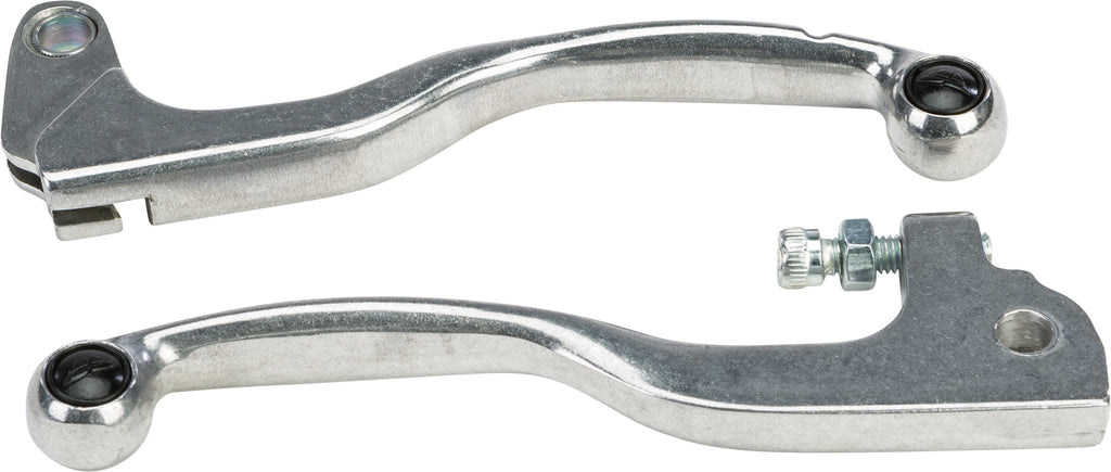 FLY RACING PRO SHORTY LEVER SET POLISHED 166-001