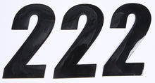 Load image into Gallery viewer, D'COR NUMBER 2 BLACK 4" 3/PK 45-24-2