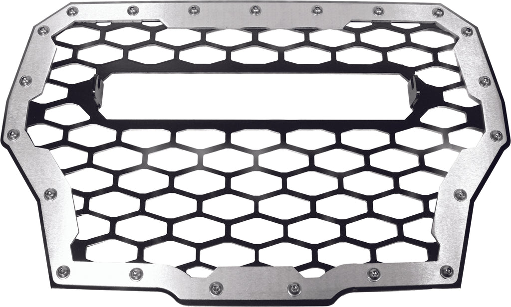 MODQUAD MQ GRILL BLACK POL TURBO FOR 10" LIGHT RZR-FGL-T-BLK