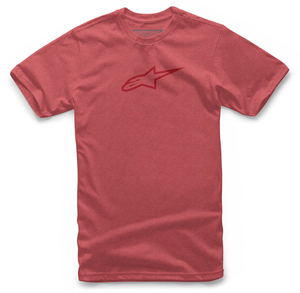ALPINESTARS AGELESS II TEE RED HEATHER LG 1037-72022-3013-L
