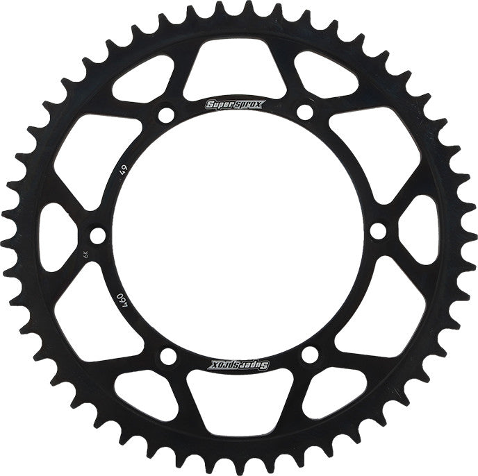 SUPERSPROX STEEL SPROCKET 49T BLACK RFE-460-49-BLK