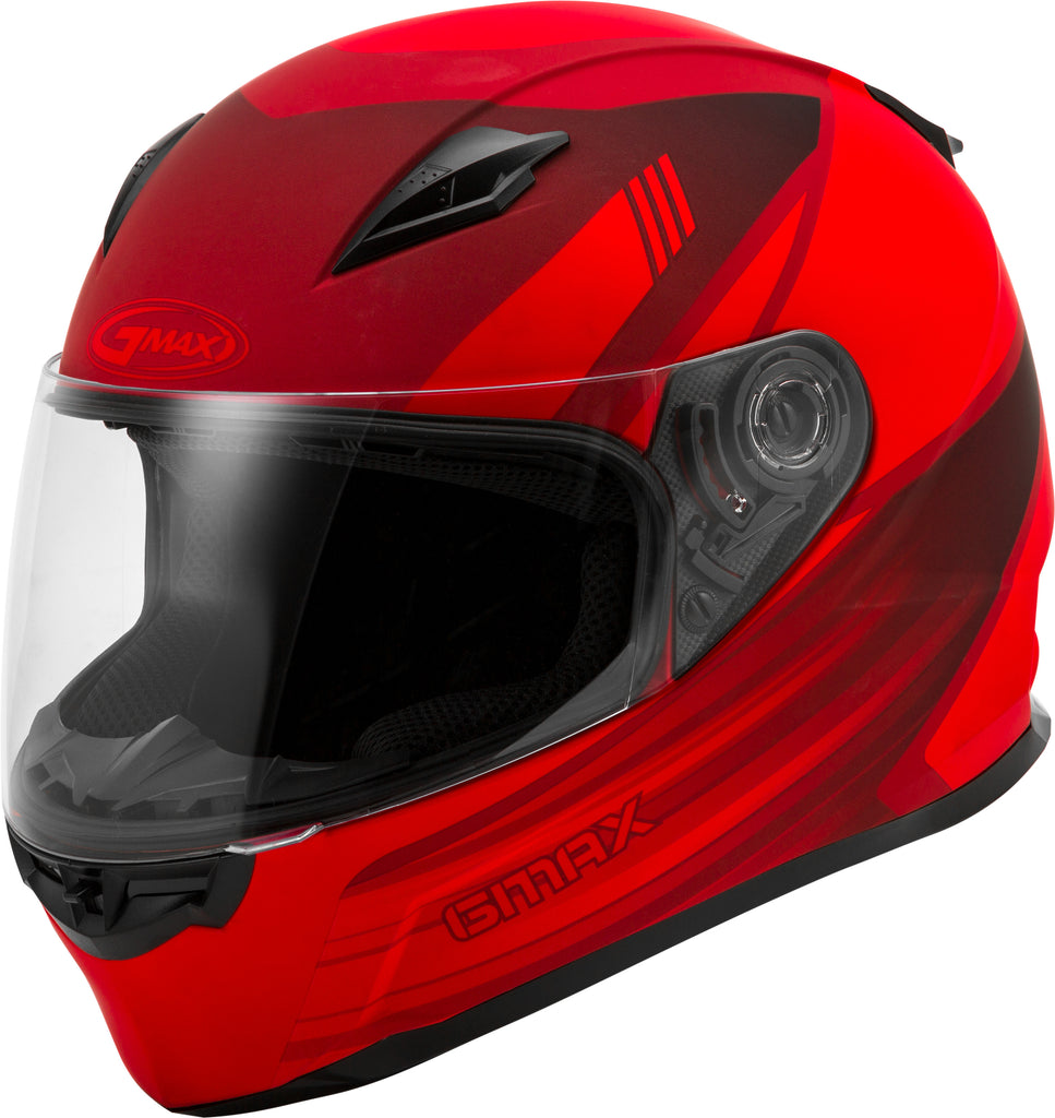 GMAX FF-49 FULL-FACE DEFLECT HELMET MATTE RED/BLACK SM G1494034