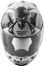 Load image into Gallery viewer, FLY RACING REVOLT LIBERATOR HELMET WHITE/BLACK XS 73-8371-1