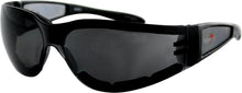 Load image into Gallery viewer, BOBSTER SHIELD II SUNGLASSES BLACK W/SMOKE LENS ESH201-atv motorcycle utv parts accessories gear helmets jackets gloves pantsAll Terrain Depot