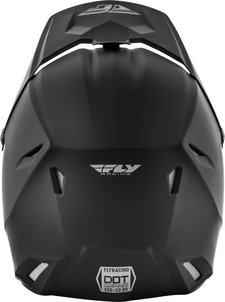 FLY RACING KINETIC SOLID HELMET MATTE BLACK LG 73-3470L