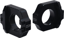 Load image into Gallery viewer, WORKS AXLE BLOCKS ELITE YAM BLACK 17-275