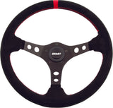 GRANT SUEDE SERIES STEERING WHEEL BLACK/RED 695