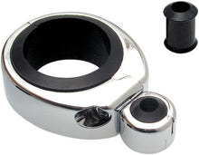 Load image into Gallery viewer, MOTION PRO CABLE CLAMP 1 1/4"-1 1/2" SINGLE THR/CLU CHROME 11-0041