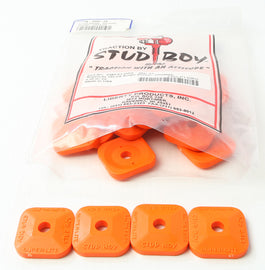 STUD BOY SUPER-LITE PLUS BACKERS ORANGE 24/PK 2462-P1-ORG-atv motorcycle utv parts accessories gear helmets jackets gloves pantsAll Terrain Depot
