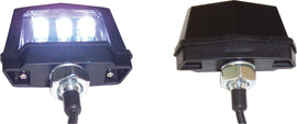 PUIG LICENSE PLATE LIGHT ALUMINUM BLACK 4645N