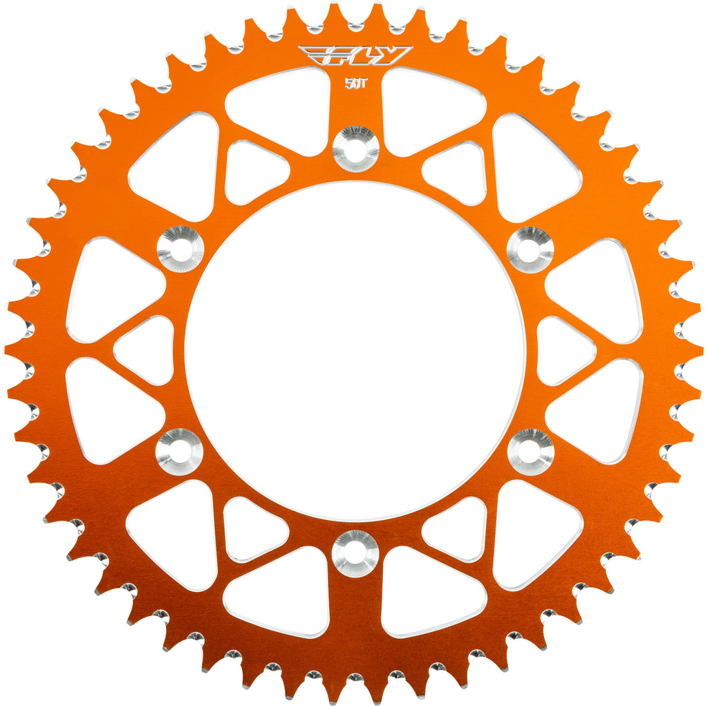 FLY RACING SPROCKET REAR 50T ORANGE 316-50 ORG-atv motorcycle utv parts accessories gear helmets jackets gloves pantsAll Terrain Depot