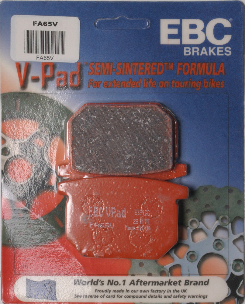 EBC BRAKE PADS V-SERIES FA65V-atv motorcycle utv parts accessories gear helmets jackets gloves pantsAll Terrain Depot