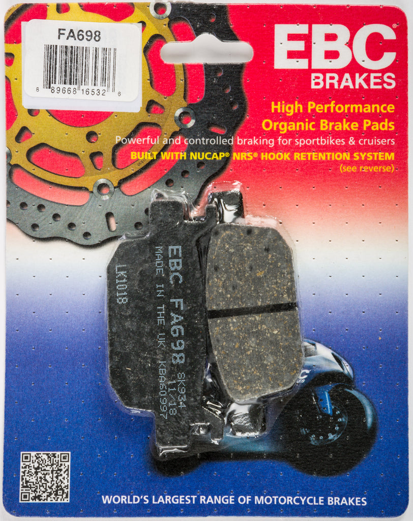 EBC BRAKE PADS FA-SERIES ARAMID FA698